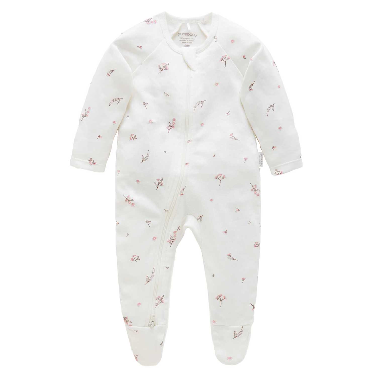 Purebaby Zip Growsuit